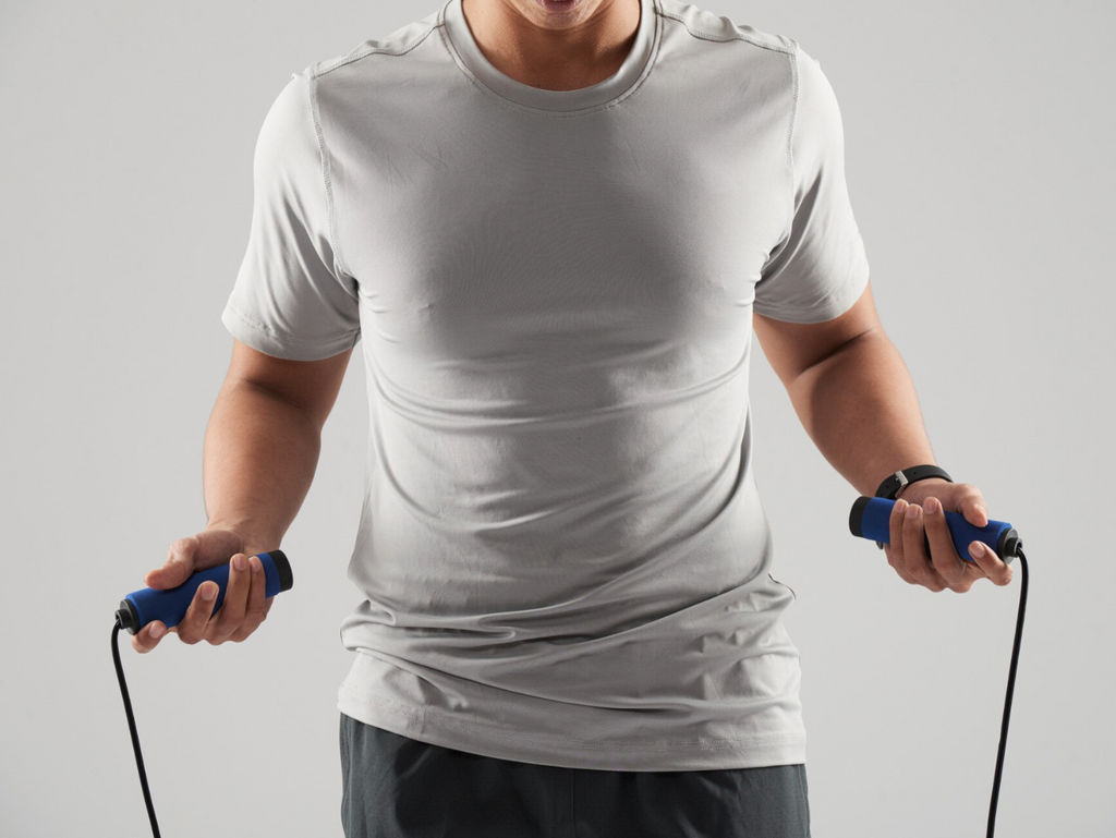 SWIFT DRY TEE – T-shirt Sport Homme Gris Clair